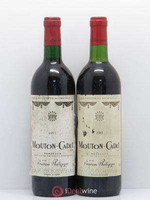 Château Mouton Cadet  1983 - Lot of 2 Bottles
