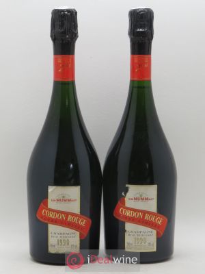 Cordon Rouge Mumm  1990 - Lot of 2 Bottles