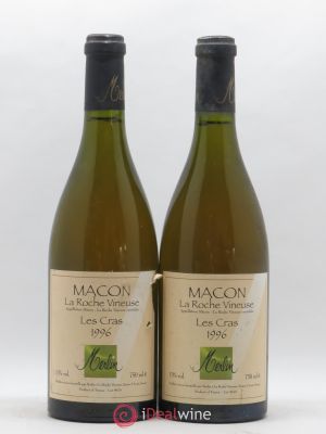 Mâcon Roche Vineuse Les Cras Domaine Merlin 1996 - Lot of 2 Bottles