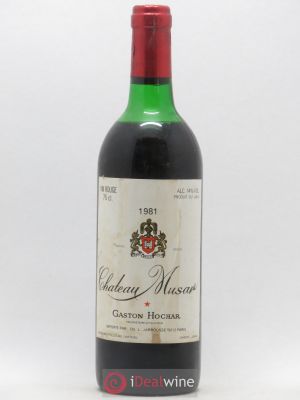 Château Musar Serge Hochar  1981 - Lot of 1 Bottle