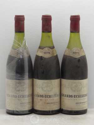 Grands-Echezeaux Grand Cru Mongeard-Mugneret (sans prix de réserve) 1975 - Lot de 3 Bouteilles