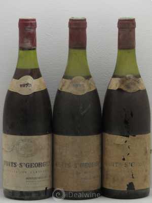 Nuits Saint-Georges Domaine Mongeard-Mugneret (no reserve) 1975 - Lot of 3 Bottles