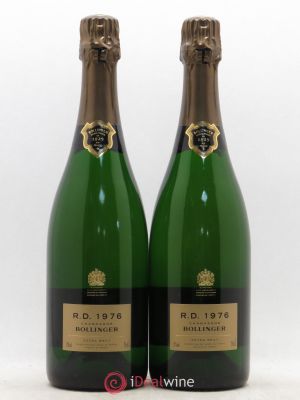 R.D. Bollinger  1976 - Lot of 2 Bottles