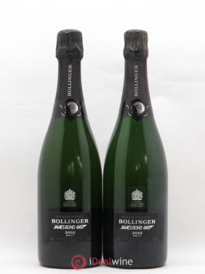 James Bond 007 Bollinger  2002 - Lot of 2 Bottles