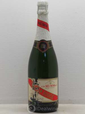 Brut Champagne Mumm Cordon Rouge (no reserve)  - Lot of 1 Bottle
