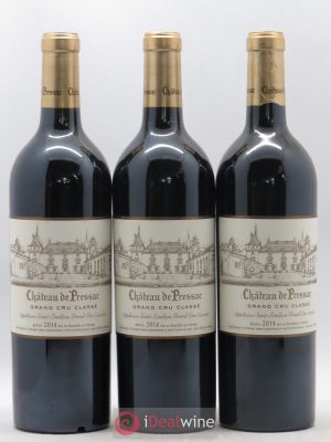 Château de Pressac Grand Cru Classé  2014 - Lot of 3 Bottles