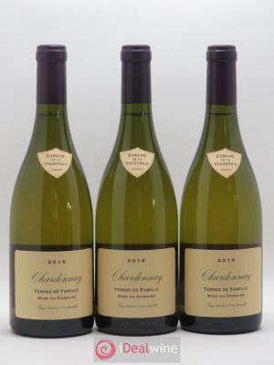 Bourgogne Chardonnay Terre de Famille Vougeraie 2016 - Lot of 3 Bottles