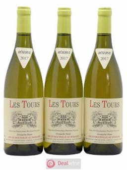 IGP Vaucluse (Vin de Pays de Vaucluse) Les Tours Grenache Blanc E.Reynaud  2017 - Lot of 3 Bottles