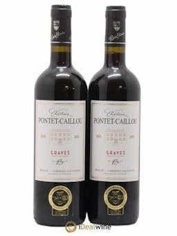 Graves Château Pontet Caillou (no reserve) 2015 - Lot of 2 Bottles