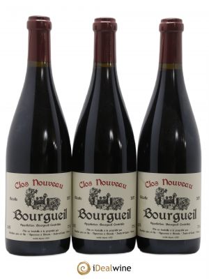 Bourgueil Clos Nouveau Domaine du Bel Air  2017 - Lot of 3 Bottles