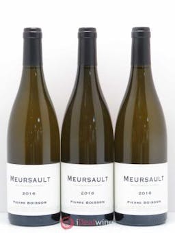Meursault Pierre Boisson (Domaine)  2016 - Lot of 3 Bottles