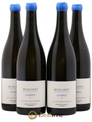 Muscadet-Sèvre-et-Maine Gabbro Clos des Bouquinardières Jérôme Bretaudeau - Domaine de Bellevue  2020 - Lot of 4 Bottles
