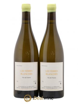 Vin de France Les Terres Blanches Stéphane Bernaudeau  2020 - Lot of 2 Bottles