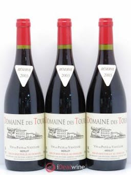 IGP Vaucluse (Vin de Pays de Vaucluse) Domaine des Tours E.Reynaud Merlot 2003 - Lot of 3 Bottles