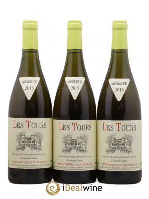 IGP Vaucluse (Vin de Pays de Vaucluse) Les Tours Grenache Blanc Emmanuel Reynaud (no reserve) 2015 - Lot of 3 Bottles