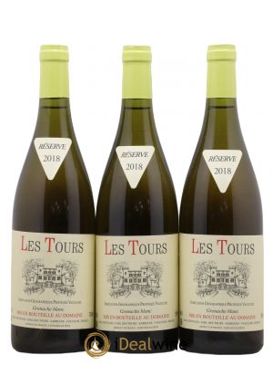 IGP Vaucluse (Vin de Pays de Vaucluse) Les Tours Grenache Blanc Emmanuel Reynaud (sans prix de réserve) 2018 - Lot de 3 Bouteilles