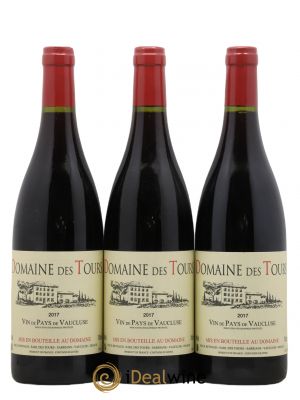 IGP Vaucluse (Vin de Pays de Vaucluse) Domaine des Tours Emmanuel Reynaud (no reserve) 2017 - Lot of 3 Bottles