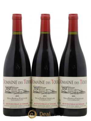 IGP Vaucluse (Vin de Pays de Vaucluse) Domaine des Tours Emmanuel Reynaud (no reserve) 2015 - Lot of 3 Bottles