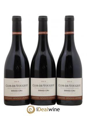 Clos de Vougeot Grand Cru Arnoux-Lachaux (Domaine) (no reserve) 2013 - Lot of 3 Bottles
