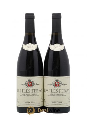 IGP Ardèche Les Iles Feray Gonon (Domaine)  2020 - Lot of 2 Bottles