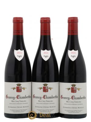 Gevrey-Chambertin Mes Cinq Terroirs Denis Mortet (Domaine)  2021 - Lot of 3 Bottles