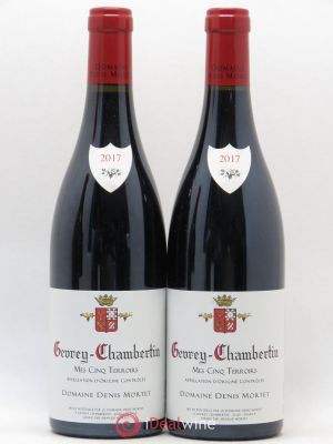 Gevrey-Chambertin Mes Cinq Terroirs Denis Mortet (Domaine)  2017 - Lot of 2 Bottles