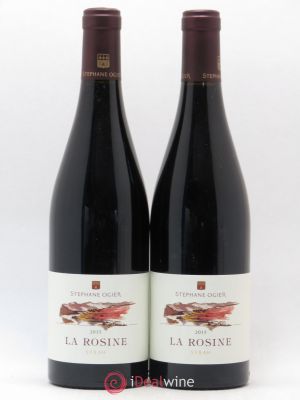 IGP Collines Rhodaniennes La Rosine Michel et Stéphane Ogier  2015 - Lot of 2 Bottles