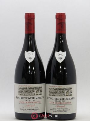 Ruchottes-Chambertin Grand Cru Clos des Ruchottes Armand Rousseau (Domaine) (sans prix de réserve) 2017 - Lot de 2 Bouteilles
