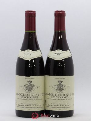 Chambolle-Musigny 1er Cru Les Charmes Daniel Moine-Hudelot 2002 - Lot of 2 Bottles