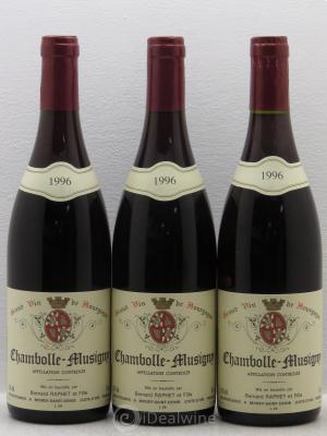 Chambolle-Musigny Domaine Bernard Raphet 1996 - Lot of 3 Bottles