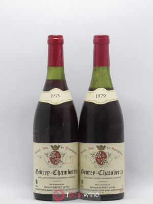 Gevrey-Chambertin Bernard Raphet et Fille (no reserve) 1979 - Lot of 2 Bottles