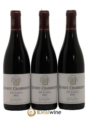 Gevrey-Chambertin Dix Climats Domaine Drouhin-Laroze 2021 - Lot of 3 Bottles