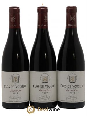 Clos de Vougeot Grand Cru Domaine Drouhin-Laroze 2017 - Lot de 3 Bottles