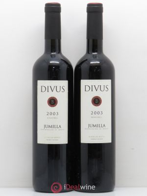 Espagne Jumilla DO Divus Bodegas Bleda 2003 - Lot of 2 Bottles