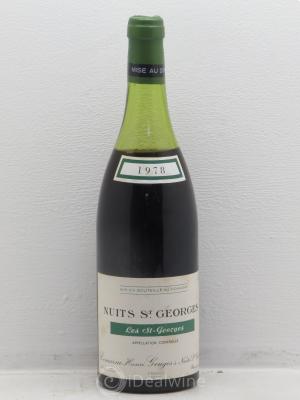Nuits Saint-Georges 1er Cru Les Saints Georges Henri Gouges  1978 - Lot of 1 Bottle
