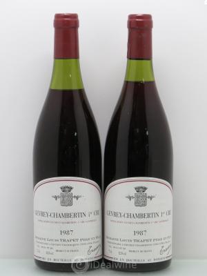 Gevrey-Chambertin 1er Cru Louis Trapet 1987 - Lot of 2 Bottles