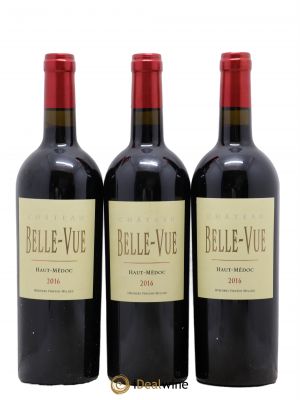 Château Belle-Vue (no reserve) 2016 - Lot of 3 Bottles