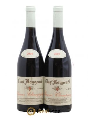 Saumur-Champigny Le Bourg Clos Rougeard  2002 - Lot of 2 Bottles