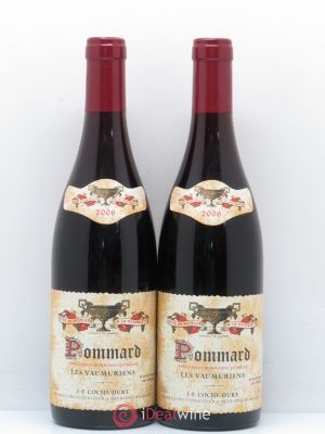 Pommard les Vaumuriens Coche Dury (Domaine)  2006 - Lot of 2 Bottles
