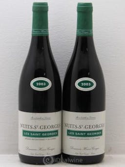Nuits Saint-Georges 1er Cru Les Saints Georges Henri Gouges  2003 - Lot of 2 Bottles