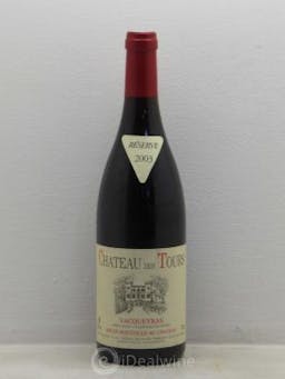 Vacqueyras Château des Tours E.Reynaud  2003 - Lot of 1 Bottle