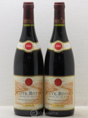 Côte-Rôtie Côtes Brune et Blonde Guigal  2003 - Lot of 2 Bottles