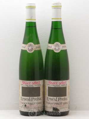 Pinot Gris Ernest Preiss Cuvée Particulière 1992 - Lot de 2 Bouteilles