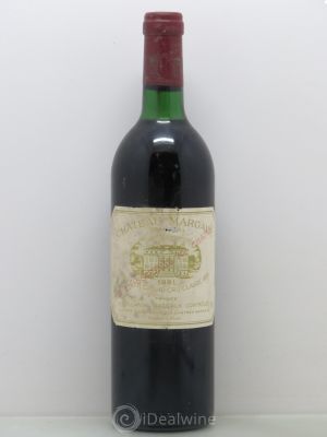 Château Margaux 1er Grand Cru Classé  1981 - Lot of 1 Bottle