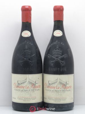 Châteauneuf-du-Pape La Roquète - Anciennement La Roquette (Domaine de) Vignobles Brunier  1998 - Lot of 2 Magnums