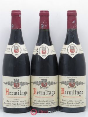Hermitage Jean-Louis Chave  1996 - Lot of 3 Bottles
