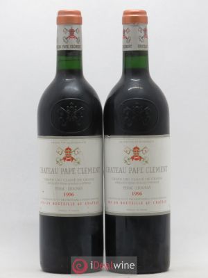 Château Pape Clément Cru Classé de Graves  1996 - Lot of 2 Bottles