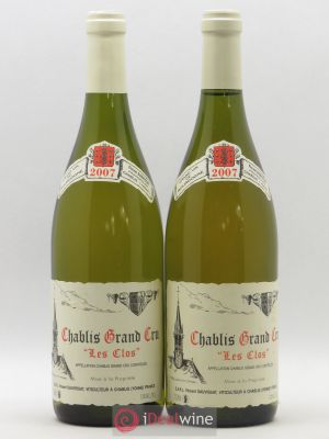 Chablis Grand Cru Les Clos René et Vincent Dauvissat  2007 - Lot of 2 Bottles