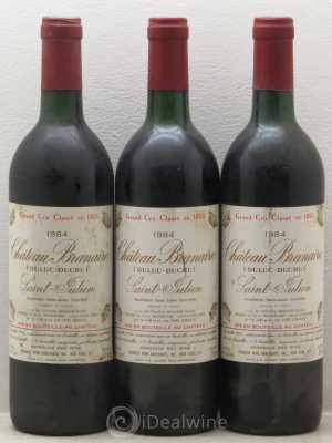 Château Branaire Ducru 4ème Grand Cru Classé  1984 - Lot of 3 Bottles