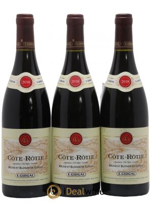 Côte-Rôtie Côtes Brune et Blonde Guigal  2018 - Lot de 3 Bouteilles